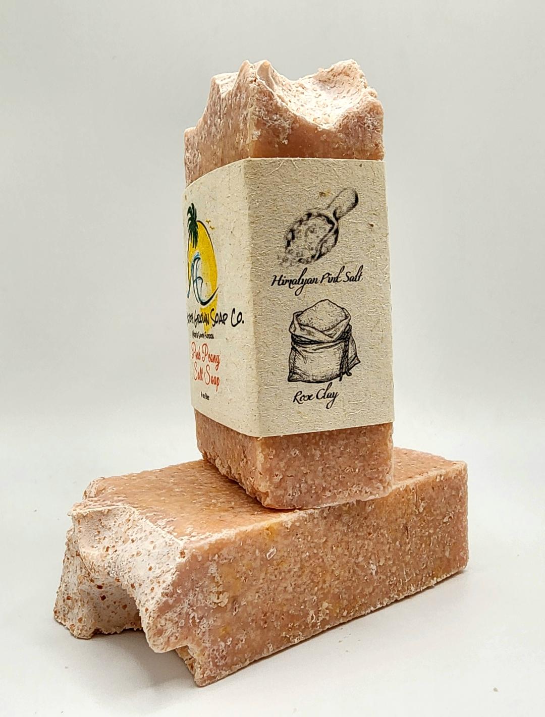 Pink Peony Salt Soap