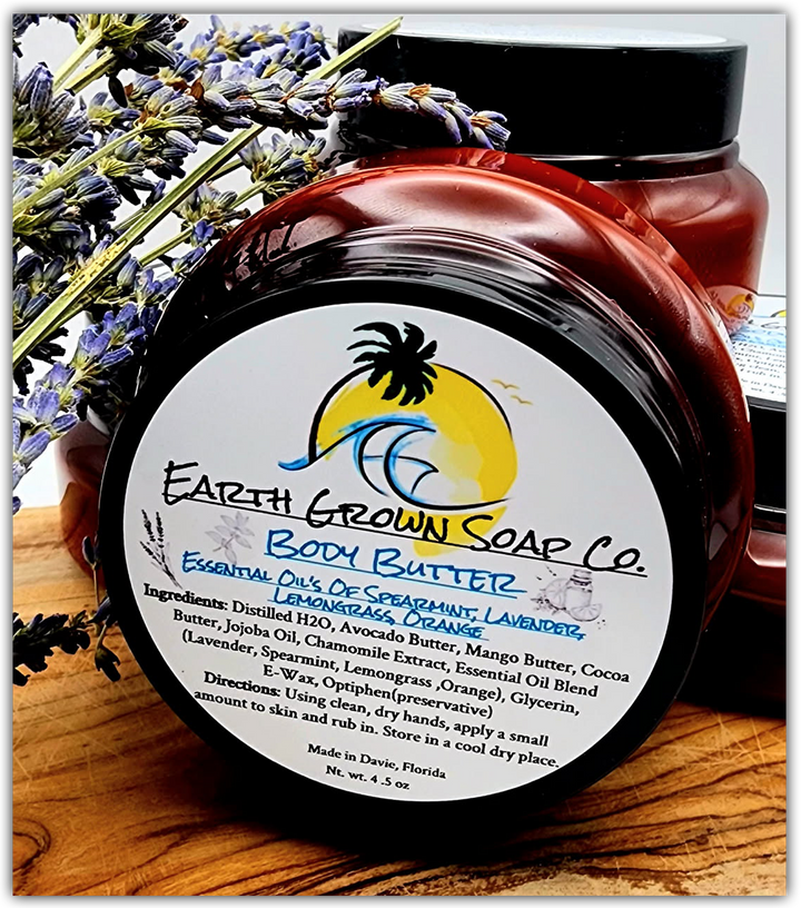 Body Butter (Lavender, Spearmint, Lemongrass, and Orange)