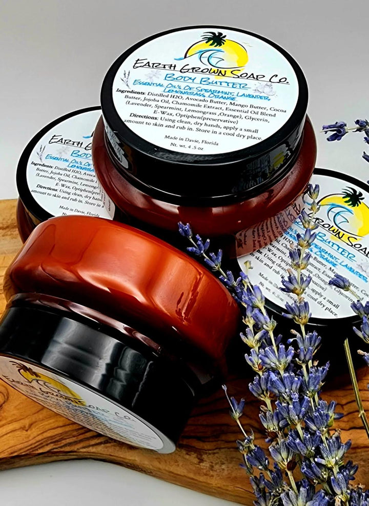 Body Butter (Lavender, Spearmint, Lemongrass, and Orange)
